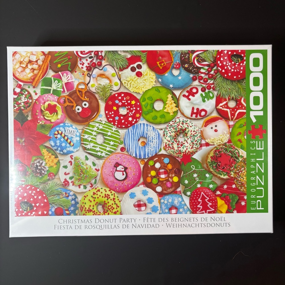 Christmas Donut Party 1000 Piece Jigsaw Puzzle by EuroGraphics - New